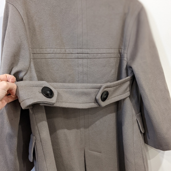 Zara - Quilted Wool Peacoat - Picture 13 of 15